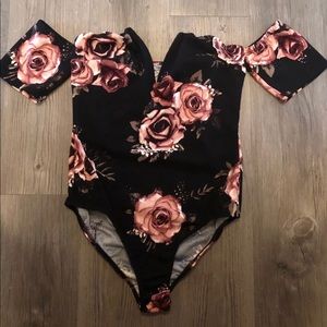 Floral Bodysuit Size XS